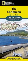 National Geographic Destination Map||||Caribbean Map