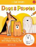 Dogs & Puppies Learn to draw using basic shapes step by step