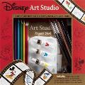 Disney Art Studio [With Palette and Drawing Pencil, 7 Colored Pencils and 2 Paintbrushes and 3 Watercolor Paints and