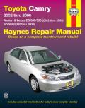 Toyota Camry, Avalon & Lexus Es 300/330 2002-06 & Toyota Solara 2002-08