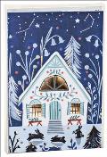 Cozy Winter Cabin Boxed Blank Holiday Cards TeNeues