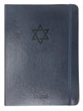 The Star of David Essential Journal (Navy Leatherluxe(r))