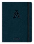 Alpha and Omega Essential Journal (Navy Leatherluxe)