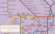 City of Women London Tube Wall Map (A2, 16.5 X 23.4 Inches)