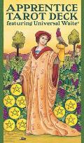 Apprentice Tarot Deck: 78 Cards for Beginners Featuring Universal Waite(r) with Tarot Meanings & Keywords for Easy Learning, Colorful Visual Cues for