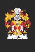 Boto: Boto Coat of Arms and Family Crest Notebook Journal (6 x 9 - 100 pages)