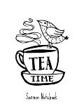 Tea Time Sermon Notebook: Look inside! Plan and keep track of your sermon's and reflection in this easy to use notebook template Great gift for