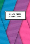 Graph Paper Composition: Graph Paper 6 x 9 Abstract Quad Ruled 4x4, Grid Paper for school student, office, kids Notebooks