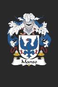 Manso: Manso Coat of Arms and Family Crest Notebook Journal (6 x 9 - 100 pages)