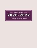 2020 2022 3 Year Monthly Planner: 36 Months Yearly Planner & Monthly Calendar View -Very Simple Design Planner Schedule - Organizer - Great Useful Jou