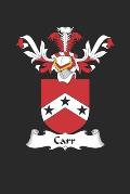 Carr: Carr Coat of Arms and Family Crest Notebook Journal (6 x 9 - 100 pages)