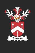 Beatson: Beatson Coat of Arms and Family Crest Notebook Journal (6 x 9 - 100 pages)