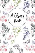 Address Book: Contact Address Book Alphabetical Organizer with 12 Month Birthdays and Anniversaries Calendar Website Password Logins