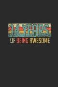 14 Years Of Being Awesome: Dotted Bullet Notebook - Awesome Birthday Gift Idea