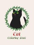 Cat Coloring Book: Cat Gifts for Toddlers, Kids 4-8, Girls 8-12 or Adult Relaxation - Cute Stress Relief Animal Birthday Coloring Book Ma