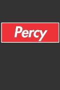 Percy: Percy Planner Calendar Notebook Journal, Personal Named Firstname Or Surname For Someone Called Percy For Christmas Or