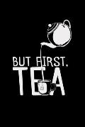 But first, Tea: 6x9 TEA - dotgrid - dot grid paper - notebook - notes