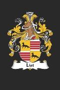 List: List Coat of Arms and Family Crest Notebook Journal (6 x 9 - 100 pages)