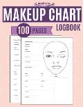 Makeup Chart Logbook 100 Pages