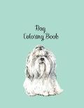 Dog Coloring Book: Dog Lover Gifts for Toddlers, Kids Ages 4-8, Girls Ages 8-12 or Adult Relaxation - Cute Stress Relief Animal Birthday