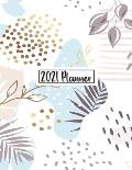 2021 Planner: Daily Weekly Monthly 12 Months Calendar and Organizer Floral Cover Perfect Gift for Women, Girls 8.5 x 11 In v4