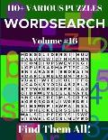 Wordsearch 110+ Various Puzzles Volume 16: Find Them All!