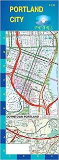 Portland City Street Pearl Laminated Map