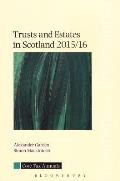 Trusts and Estates in Scotland 2015/16