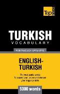 Turkish Vocabulary for English Speakers 5000 Words
