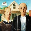 Adult Jigsaw Puzzle Grant Wood: American Gothic: 1000-Piece Jigsaw Puzzles