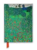 Gustav Klimt Poppy Field Foiled Journal