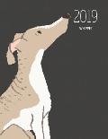 2019 Whippet: Dated Weekly Planner with to Do Notes & Dog Quotes - Whippet