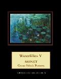 Waterlilies V: Monet Cross Stitch Pattern