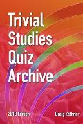 Trivial Studies Quiz Archive: 2018 Edition
