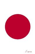 Japan: Flagge, Notizbuch, Urlaubstagebuch, Reisetagebuch Zum Selberschreiben