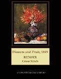Flowers and Fruit, 1889: Renoir Cross Stitch Pattern
