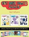 Paper craft games (Cut and paste - Robots): This book comes with collection of downloadable PDF books that will help your child make an excellent star