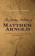 Literary Criticism of Matthew Arnold: Letters to Clough, the 1853 Preface and Some Essays
