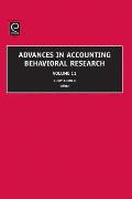 Advances in Accounting Behavioral Research, Volume 11