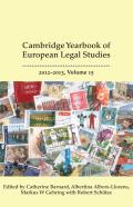 Cambridge Yearbook of European Legal Studies - Volume 15, 2012-2013