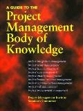 Guide To The Project Management Body Of Knowle