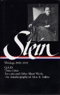 Gertrude Stein Writings 1903 1932 1903 1932 Volume 1