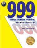 999 Nonquantitative Problems for Fe Examination Review