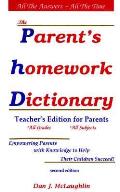 Parents Homework Dictionary The Teachers E