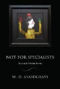 Not for Specialists: New and Selected Poems