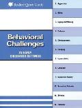 Behavioral Challenges in Early Childhood Settings