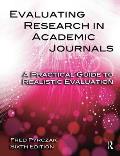 Evaluating Research In Academic Journals