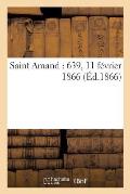 Saint Amand: 639, 11 F?vrier 1866