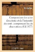 Comparaison Des Seize Directions Et de l'Intensit? Du Vent Comprenant Les Six Observations: Tri-Horaires de 6 Heures Du Matin ? 9 Heures Du Soir, Du 1