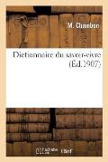 Dictionnaire Du Savoir-Vivre